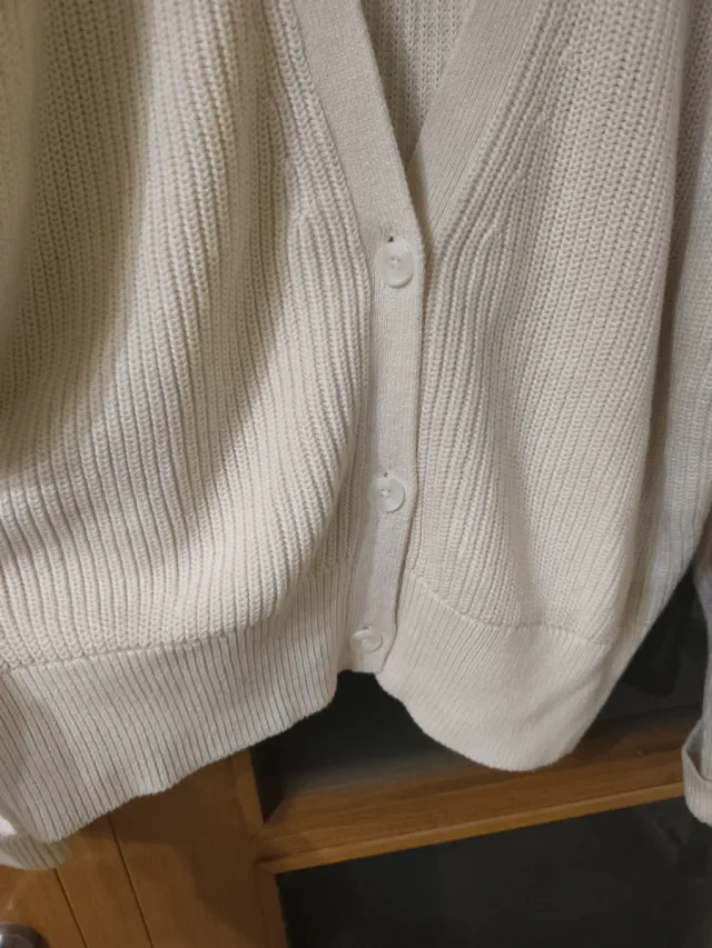 Chaqueta punto Esprit Beige Talla XL