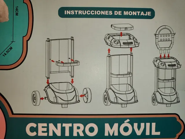 Centro Móvil Veterinario Juguete 18 Piezas