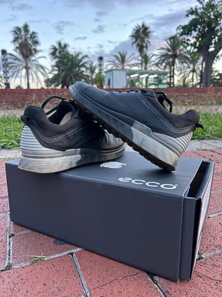 Zapatos Ecco Mujer Negro/Gris en perfecto estado