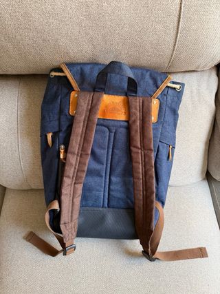 Mochila Pepe Jeans azul y marrón