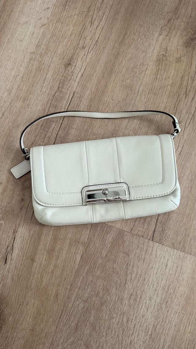 Bolso Coach Couro Branco