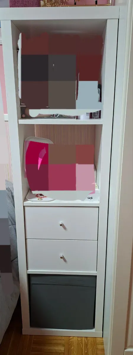 Estantería Kallax 4 huecos con cajones