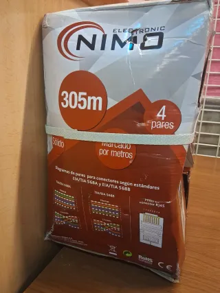 Cable Red UTP Cat5e Exterior 305m