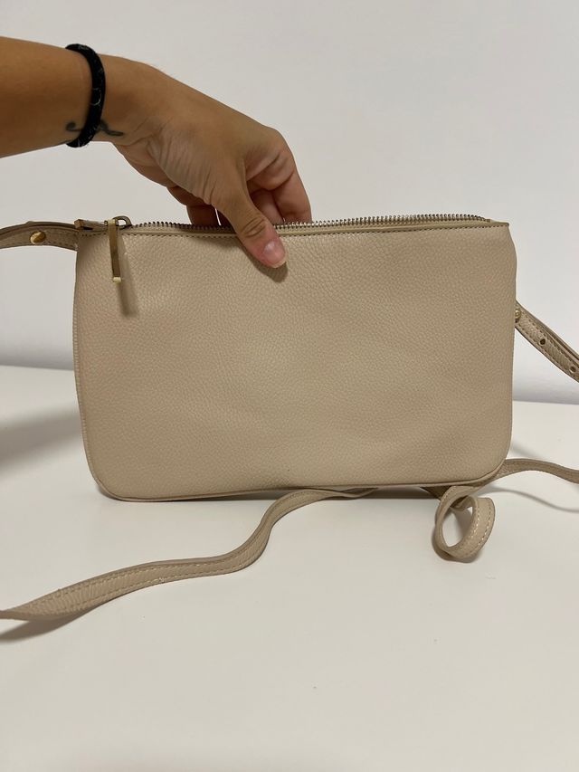 Borsa beige Mango
