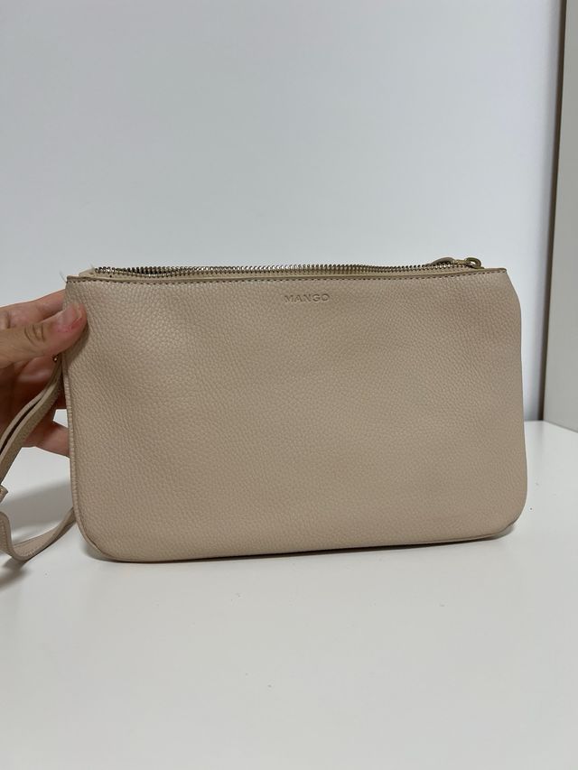 Borsa beige Mango