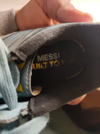 Adidas Messi Botines Fútbol Teal/Amarillo