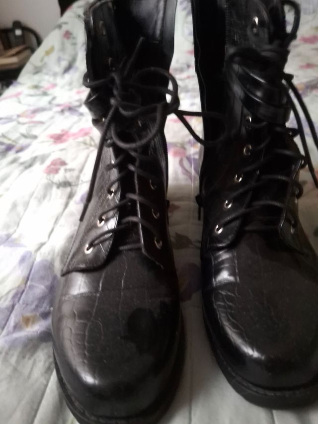 Stivali biker donna neri