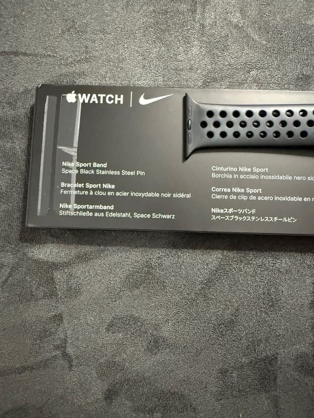 Correa Nike Apple Watch Negra