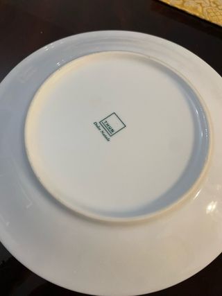 Piatto Thun Angelo Natale Rosso