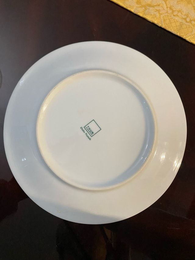 Piatto Thun Angelo Natale Rosso