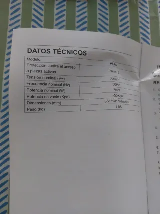 Envasadora al vacío Alfa Fresh