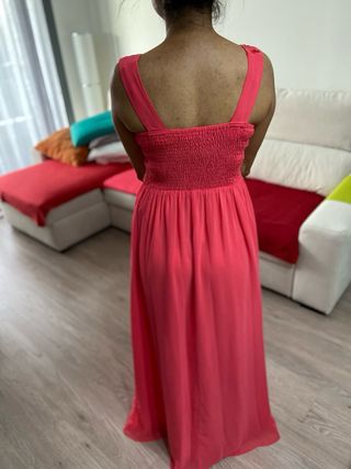 Vestido largo fiesta boda mujer