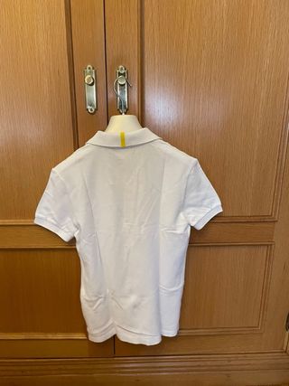 Polo Lacoste Blanco Talla XS
