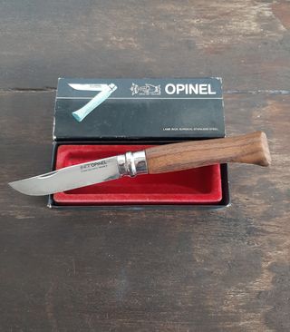 Coltello Opinel n8 Legno Acciaio Inox
