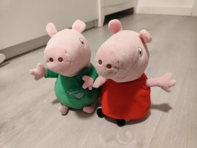 Peluches Peppa Pig: Peppa y George