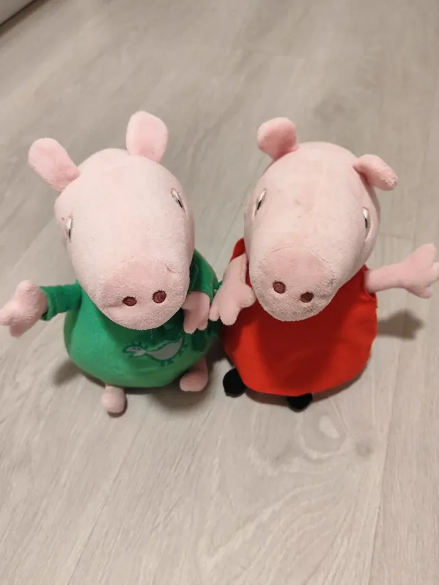 Peluches Peppa Pig: Peppa y George
