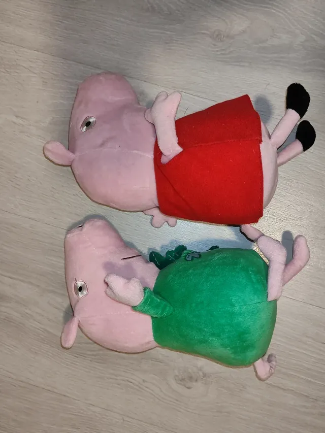 Peluches Peppa Pig: Peppa y George