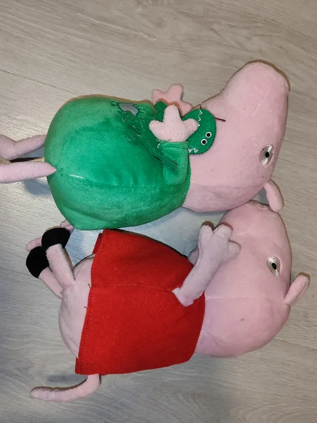 Peluches Peppa Pig: Peppa y George