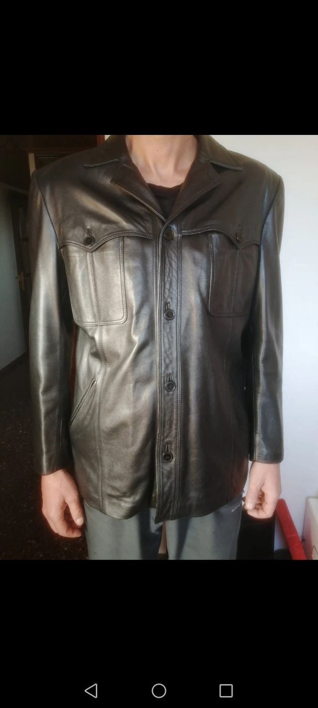 Chaqueta de piel hombre Talla L