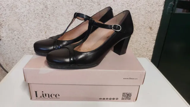 Zapatos tacón mujer Talla 39 negros