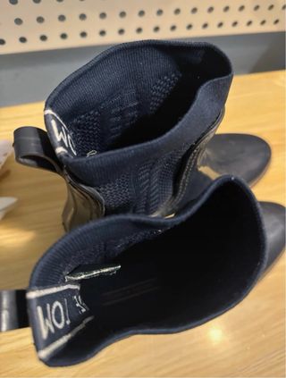 Botas de agua azul marino impermeables