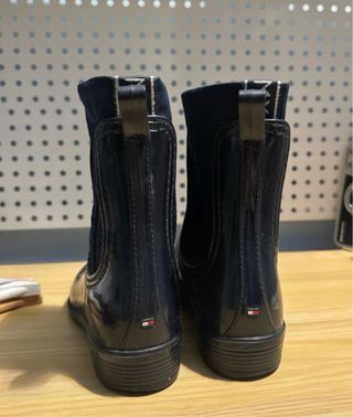 Botas de agua azul marino impermeables