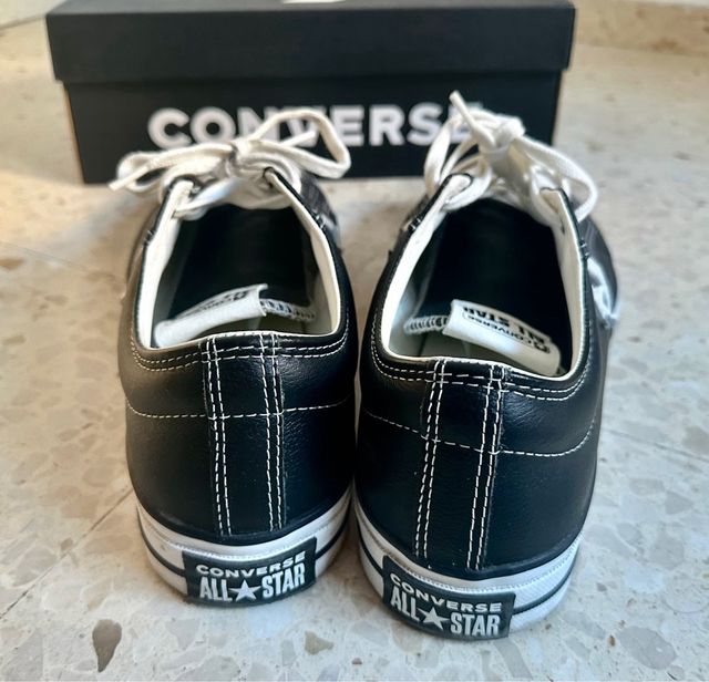 Converse Star Player Piel Negro