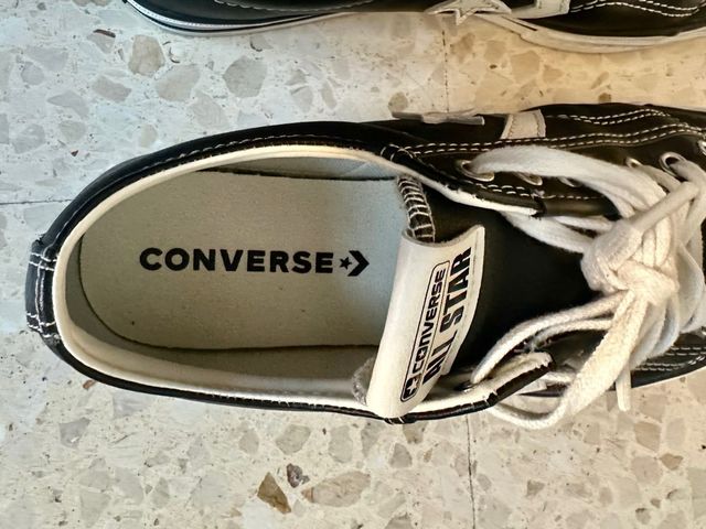 Converse Star Player Piel Negro