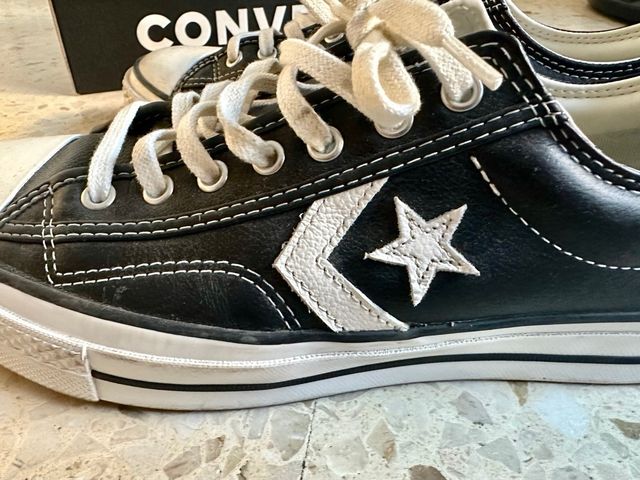 Converse Star Player Piel Negro