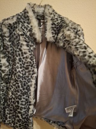 Chaqueta de pelo leopardo