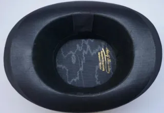 Sombrero de copa antiguo Alemania Seda plegable