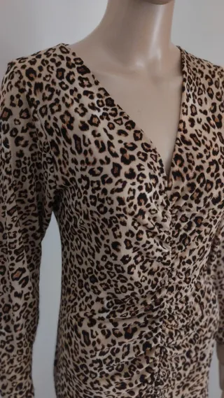 Abito donna fantasia leopardata
