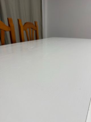 Mesa extensible madera blanca 130-190cm