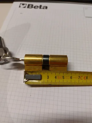 Cilindro mg 015560 000  Europeo Ottone 54 mm