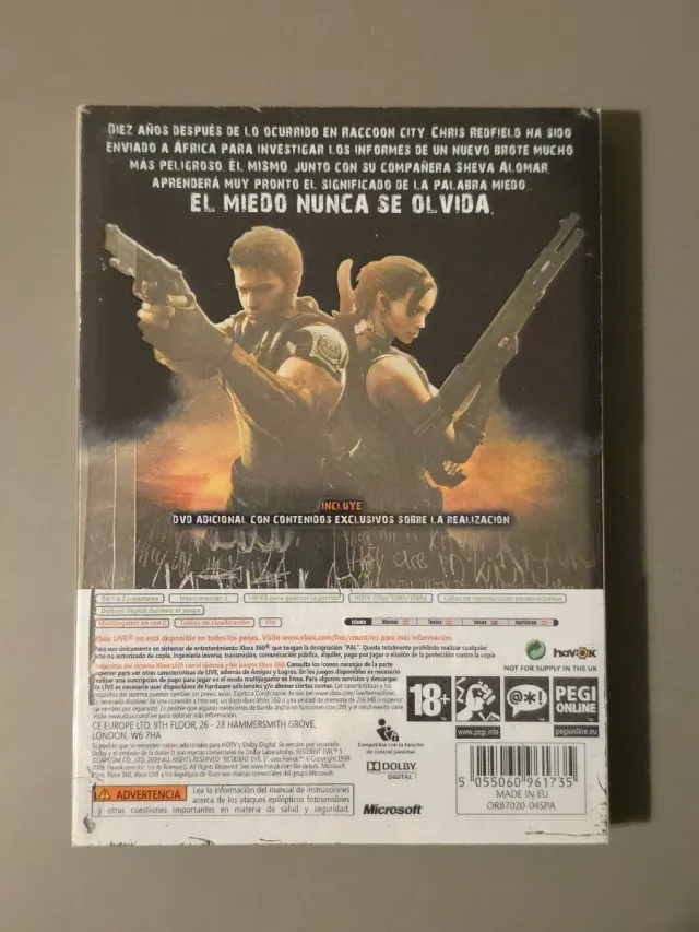 Resident Evil 5 Steelbook Xbox 360