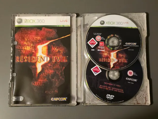 Resident Evil 5 Steelbook Xbox 360