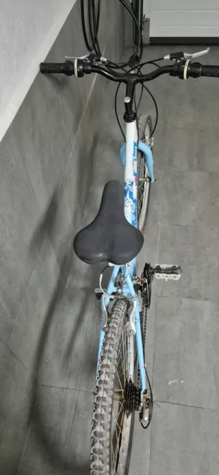 Bicicleta junior azul