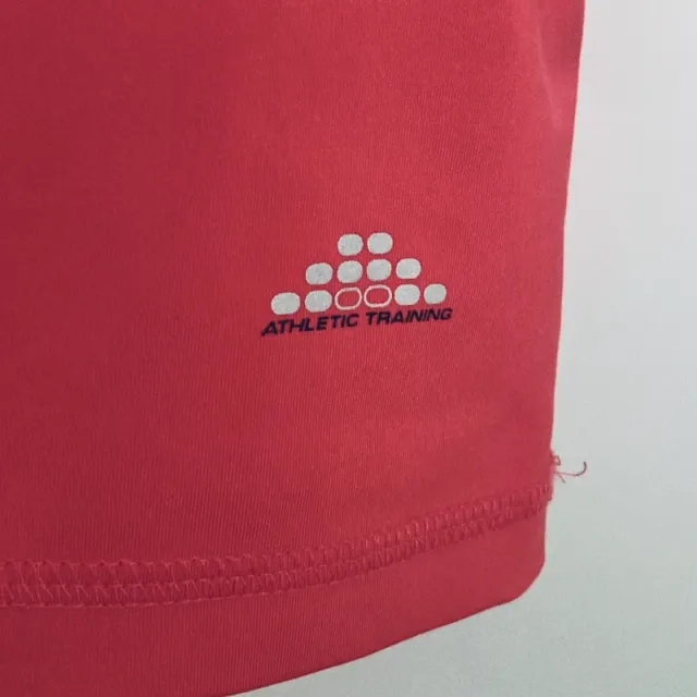 Camiseta deportiva H&M roja tirantes cruzados