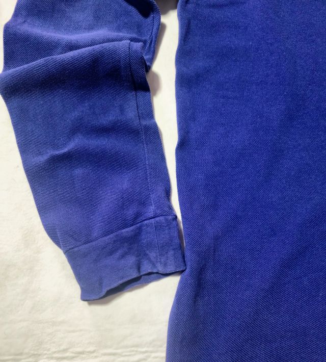 Polo Lacoste azul – manga larga