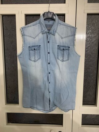 Camicia Clayton uomo senza maniche