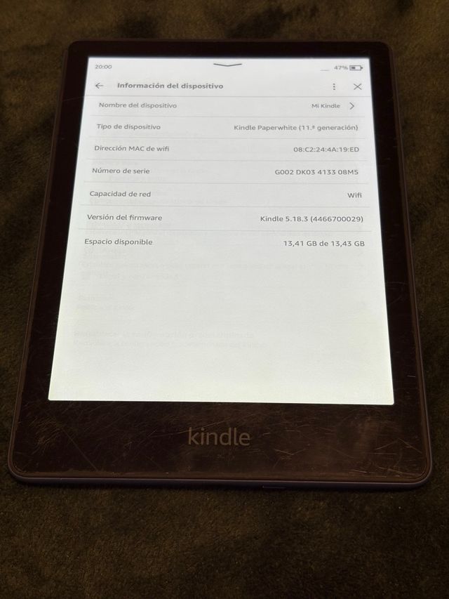 Kindle Paperwhite 11ª Gen 16GB Wifi Negro