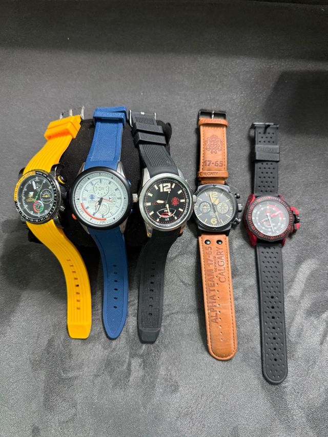 Colección 5 Relojes Calgary