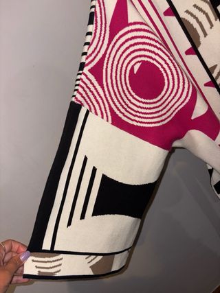 Chaqueta mujer talla única estampada