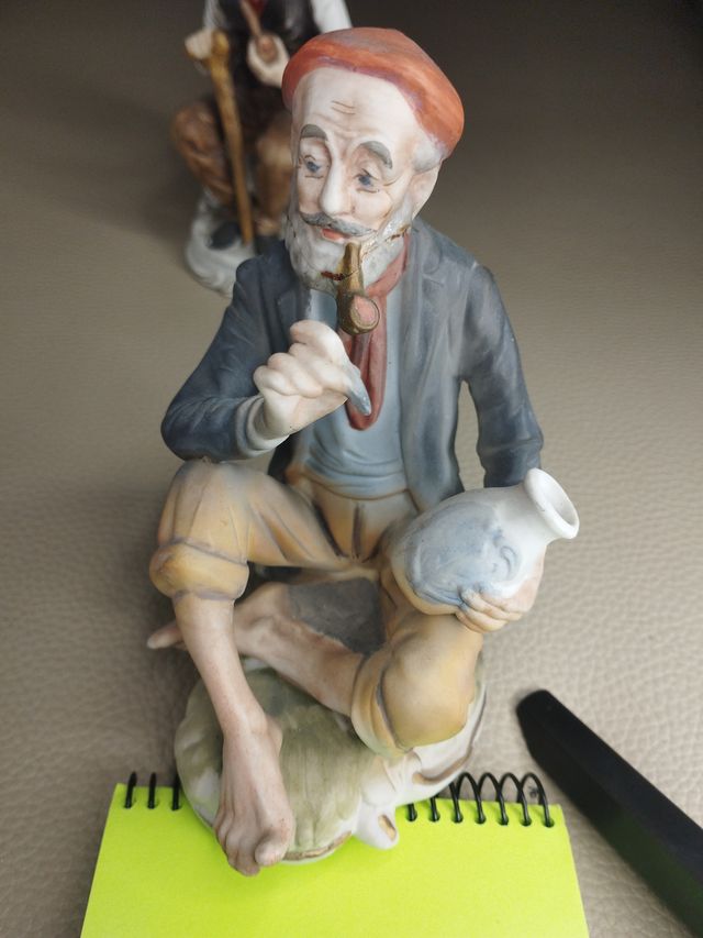 4 Figuras Porcelana Japonesas Ancianos