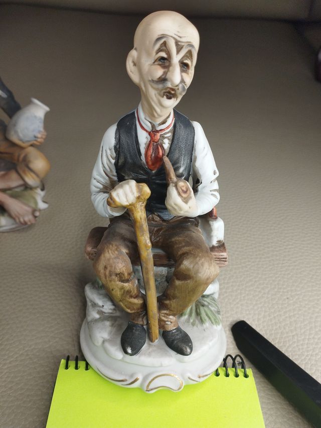 4 Figuras Porcelana Japonesas Ancianos