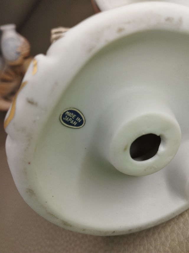 4 Figuras Porcelana Japonesas Ancianos