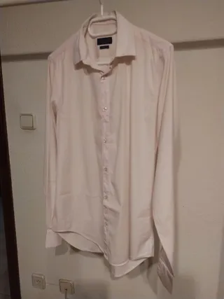 Camisa Zara Hombre Rosa