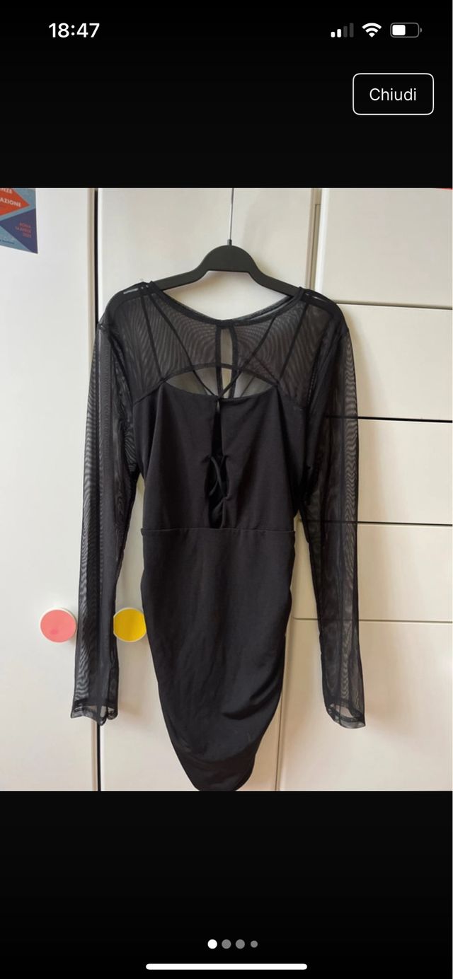 Mini abito nero