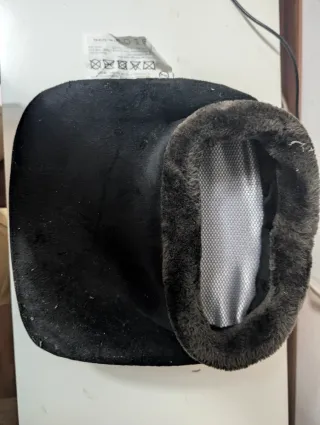 Calentador y masajeador de pies eléctrico con mand