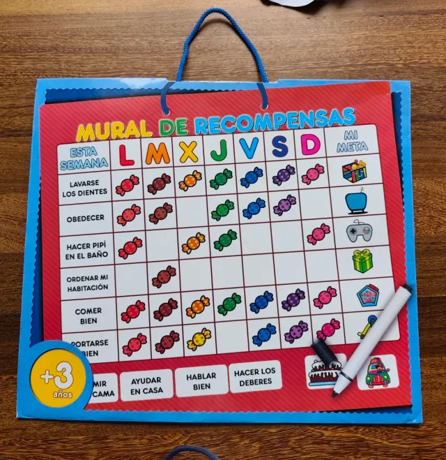 Mural de Recompensas Infantil